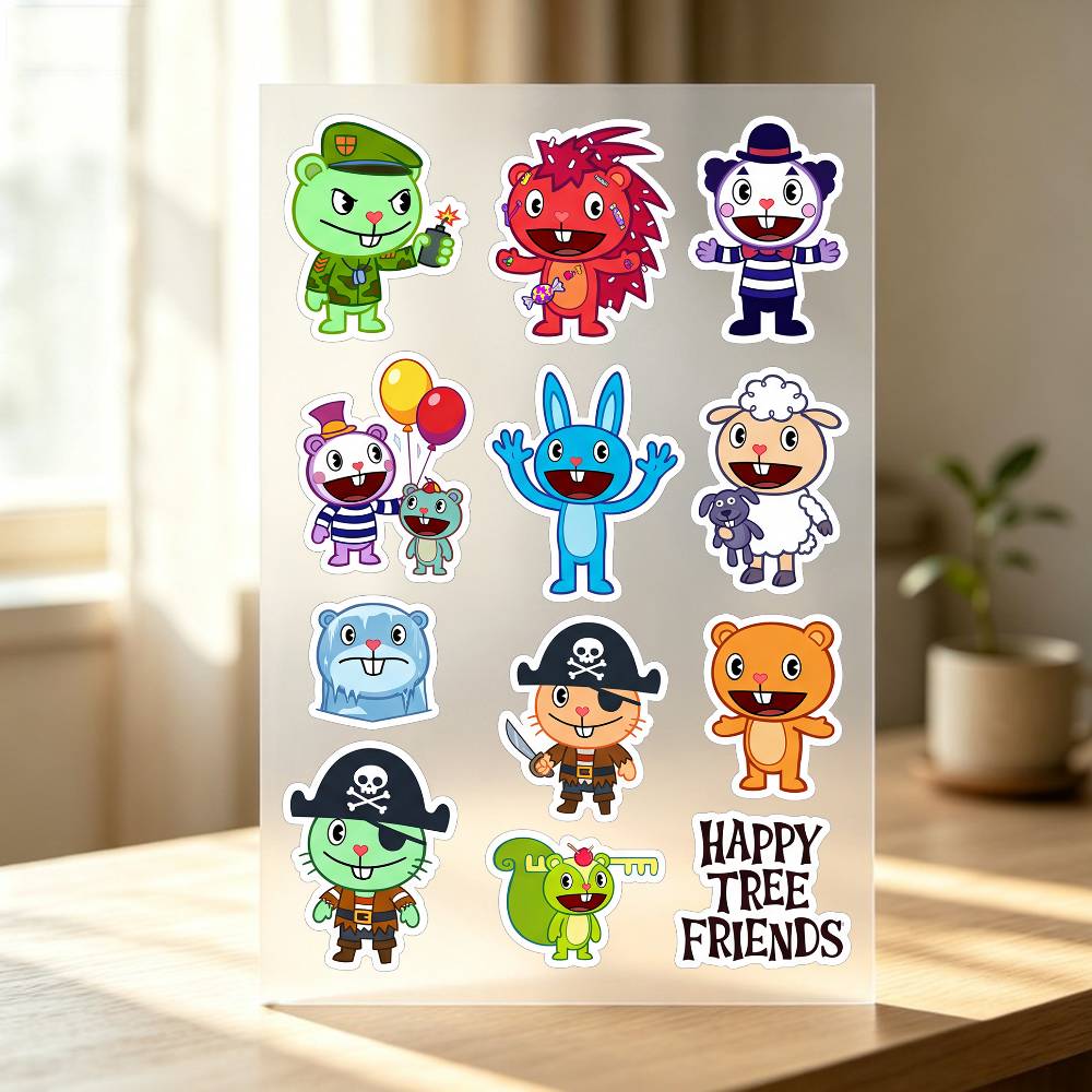 Laptop Accessories Wallpaper - 해피 T-ree F-rien-ds 스티커 자동차 바디