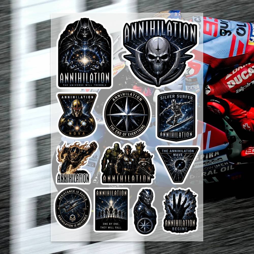 Laptop Accessories Wallpaper - A-nnihilation 스티커 모토 스티커 자동차 바디