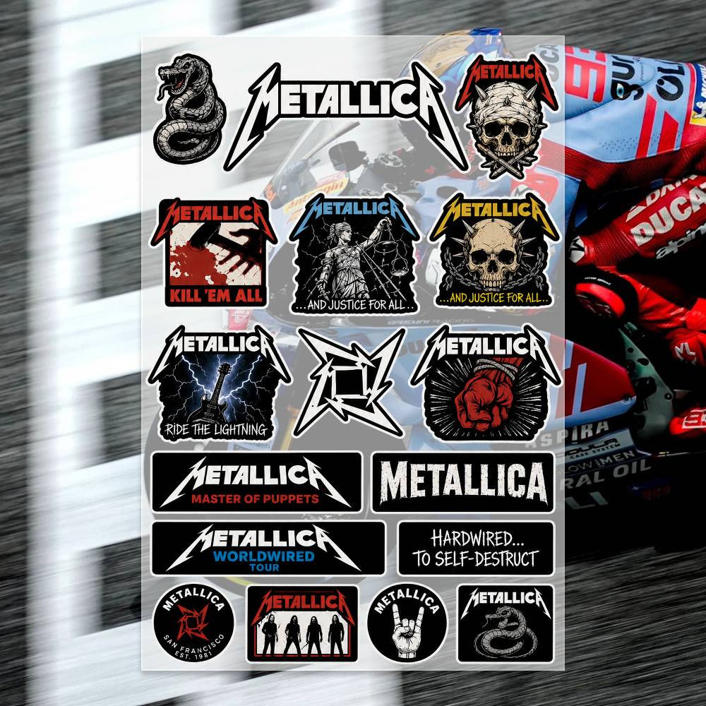 Laptop Accessories Wallpaper - M-Metallica 스티커 모토 스티커 자동차 바디