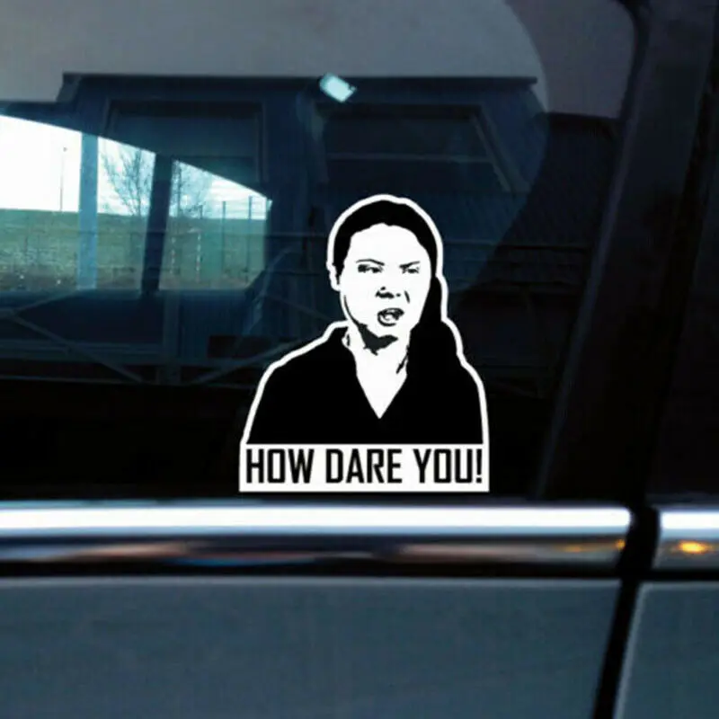 Laptop Accessories Wallpaper - 자동차 스티커 감히! Greta Thunberg 비닐