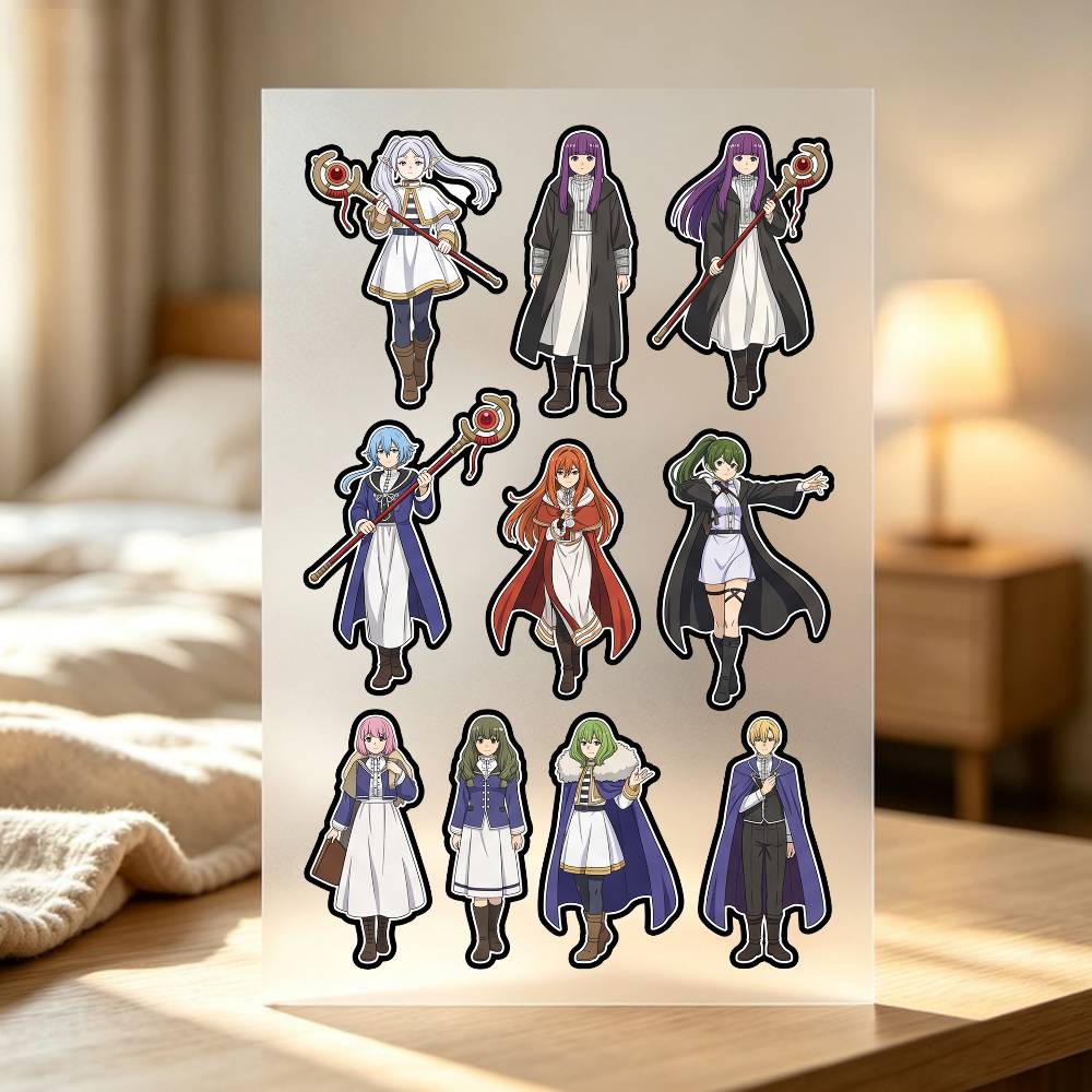 1pc F-rieren 스티커 자동차 바디 범퍼 창문  - Laptop Accessories Wallpaper 리뷰 및 가격
