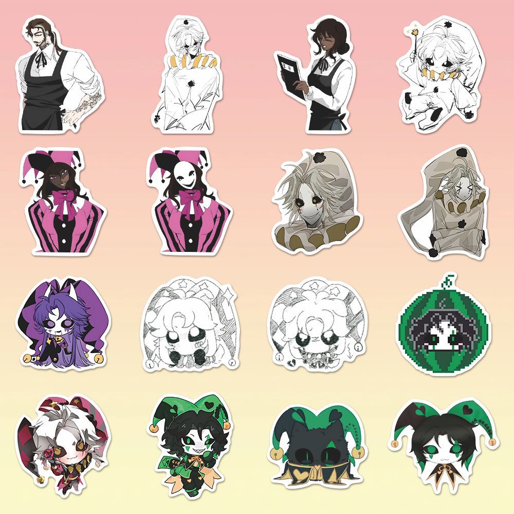 73PCS 프리크 서커스 피에로 애니메이션 스티커 만화 - Laptop Accessories And Parts 리뷰 및 가격