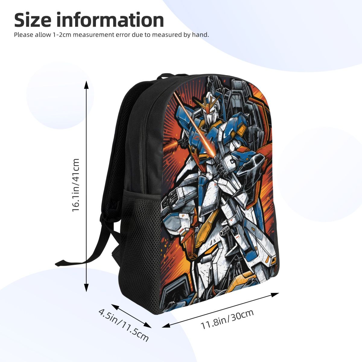 3D 프린트 G-Gundams Mangas 배낭 소년  - Laptop Accessories 3D Print 리뷰 및 가격