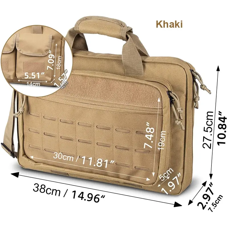 잠금 가능한 전술 총 가방 몰리 시스템 다중 포켓 사격 - Laptop Accessories Box 리뷰 및 가격