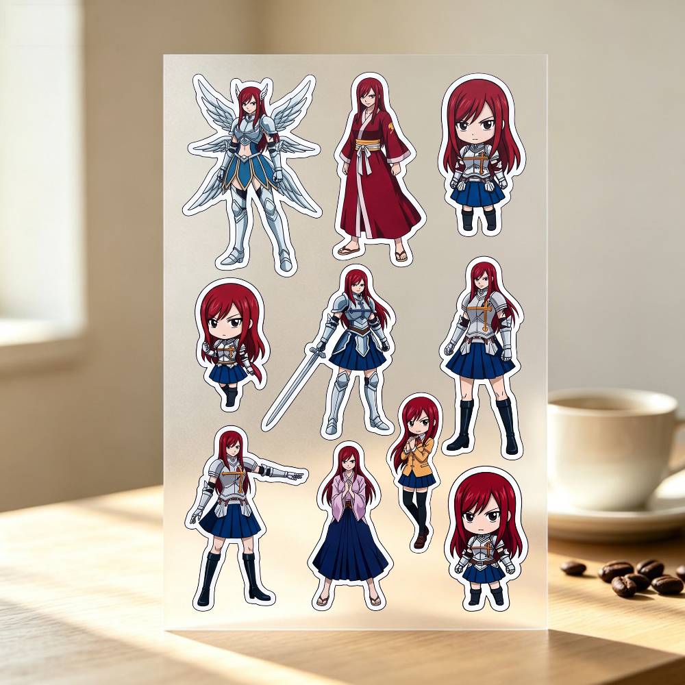 1pc E-rza 스칼렛 스티커 자동차 바디 범퍼 창문 - Laptop Accessories Wallpaper 리뷰 및 가격