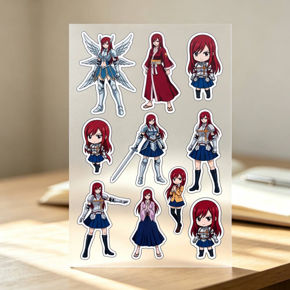 1pc E-rza 스칼렛 스티커 자동차 바디 범퍼 창문 - Laptop Accessories Wallpaper 리뷰 및 가격