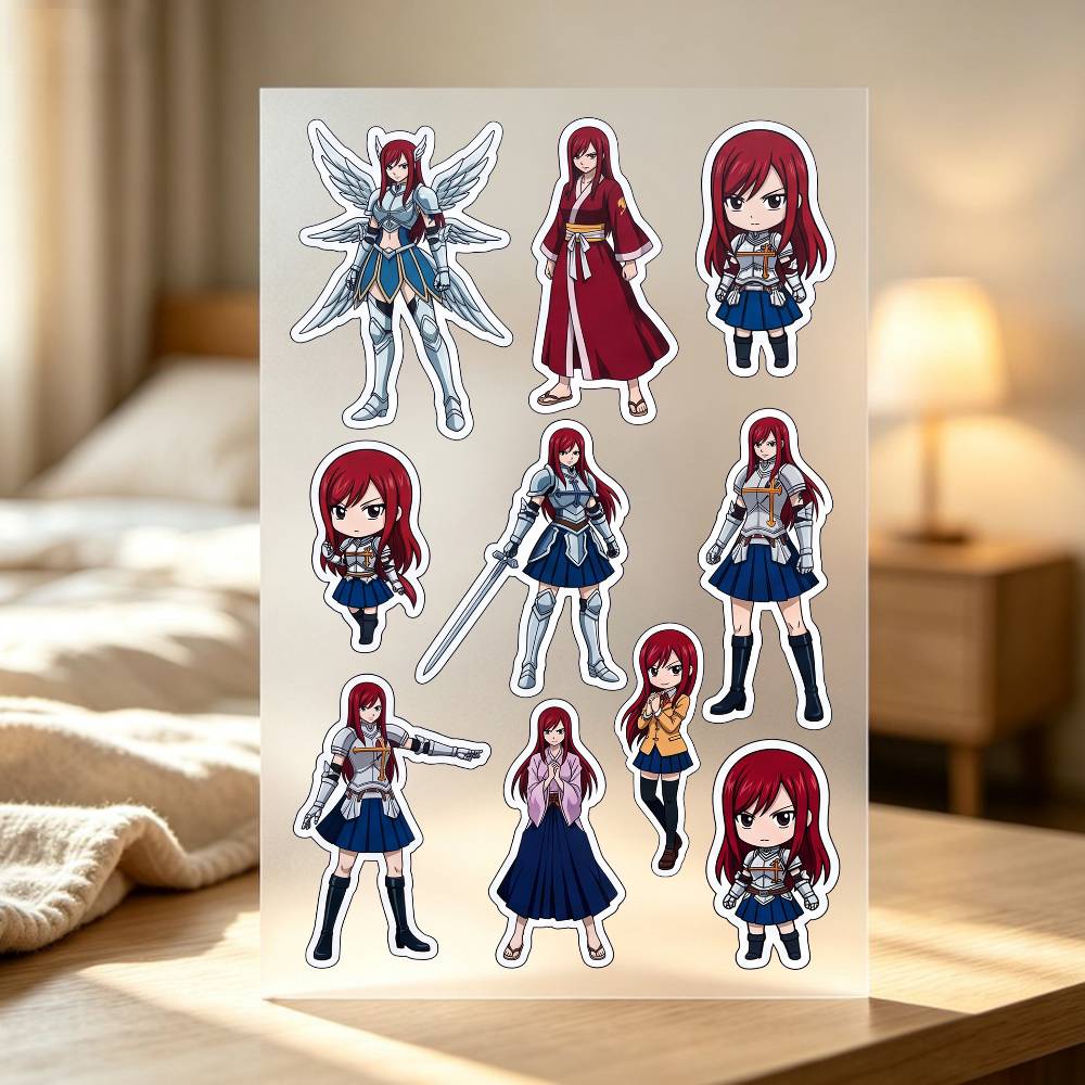 1pc E-rza 스칼렛 스티커 자동차 바디 범퍼 창문 - Laptop Accessories Wallpaper 리뷰 및 가격