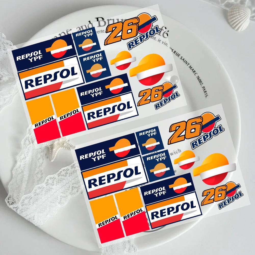 R-Repsol 스티커 모토 스티커 자동차 바디 범퍼  - Laptop Accessories Wallpaper 리뷰 및 가격