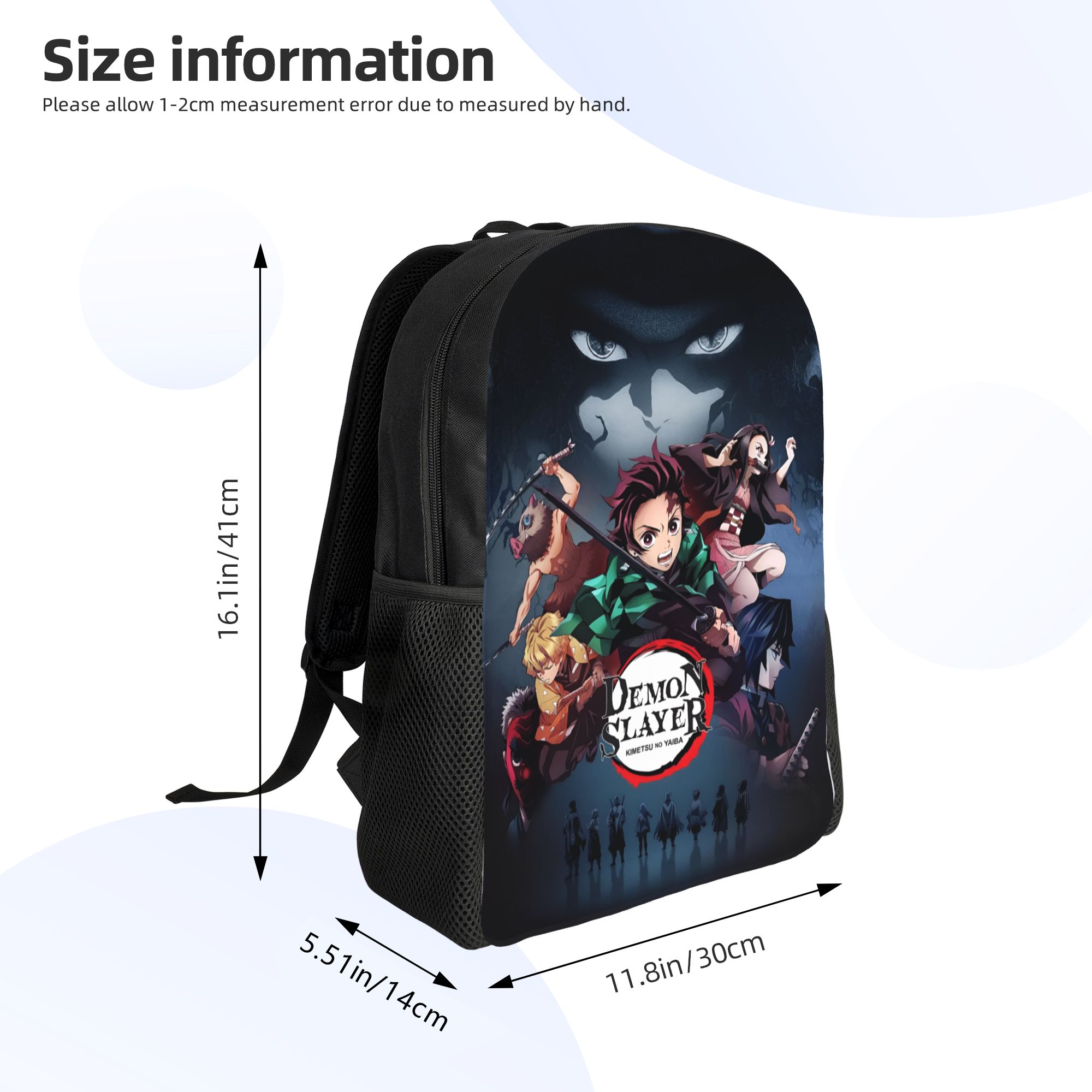 3D 프린트 D-데몬 슬레이어 배낭 소녀 소년 애니메이 - Laptop Accessories 3D Print 리뷰 및 가격