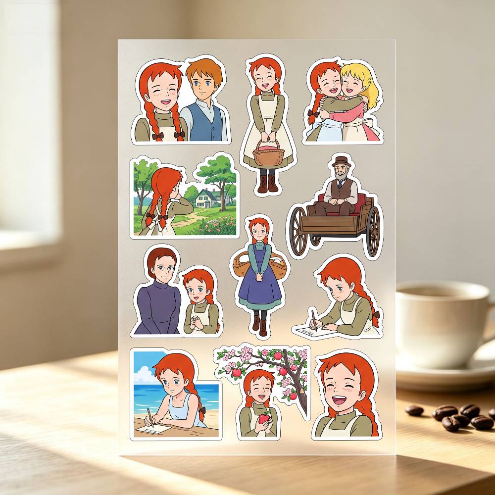 1pc A-Anne Of Green Gables 스티커 - Laptop Accessories Wallpaper 리뷰 및 가격
