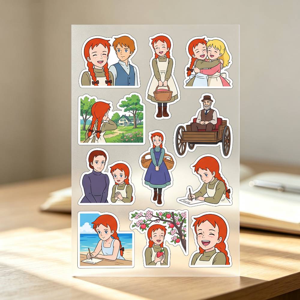 1pc A-Anne Of Green Gables 스티커 - Laptop Accessories Wallpaper 리뷰 및 가격