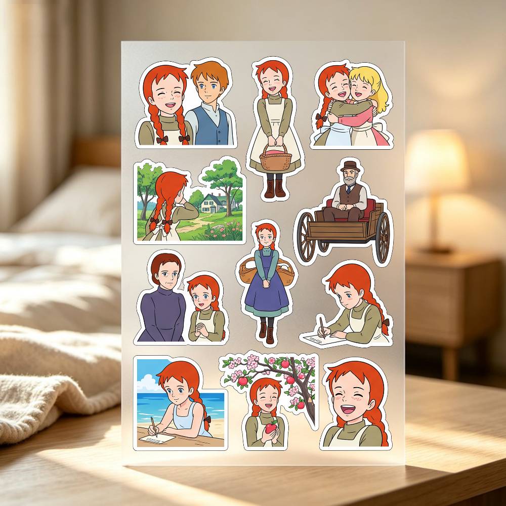 1pc A-Anne Of Green Gables 스티커 - Laptop Accessories Wallpaper 리뷰 및 가격