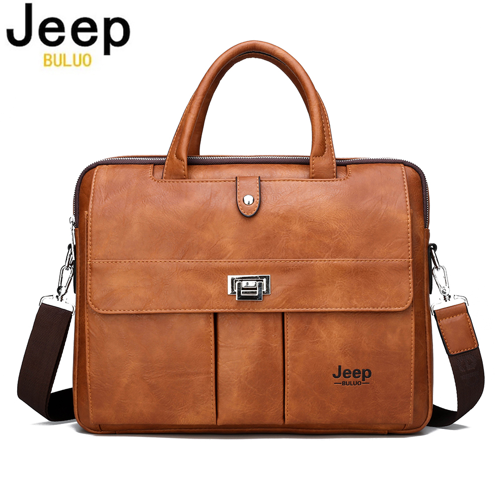 Jeep Buluo 남성용 가죽 서류가방 14인치 노트 - Laptop Accessories Box 리뷰 및 가격