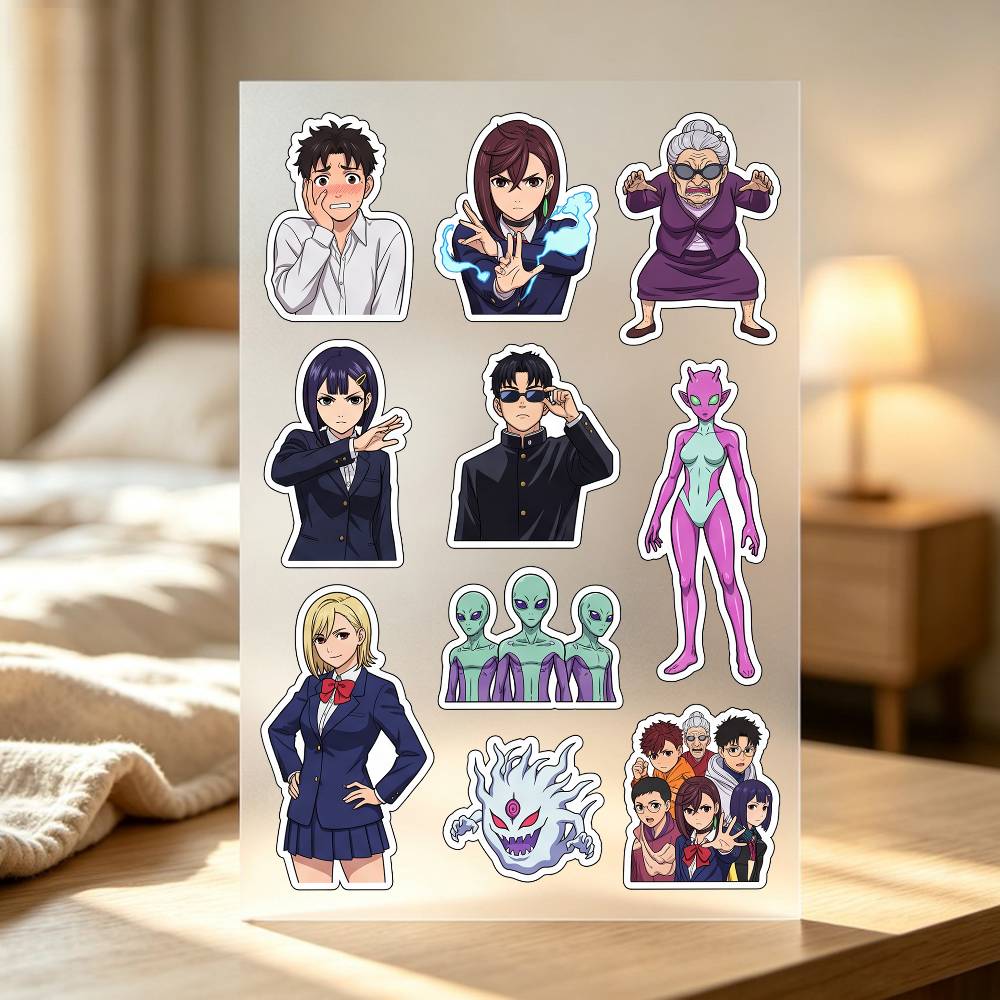 1pc Dan-da-dan 스티커 자동차 바디 범퍼 창 - Laptop Accessories Wallpaper 리뷰 및 가격