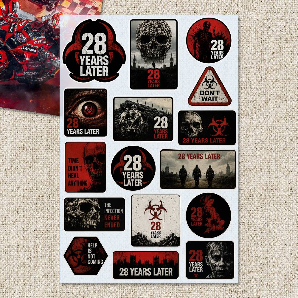 28 Y-ears L-ater 스티커 모토 스티커 자동 - Laptop Accessories Wallpaper 리뷰 및 가격