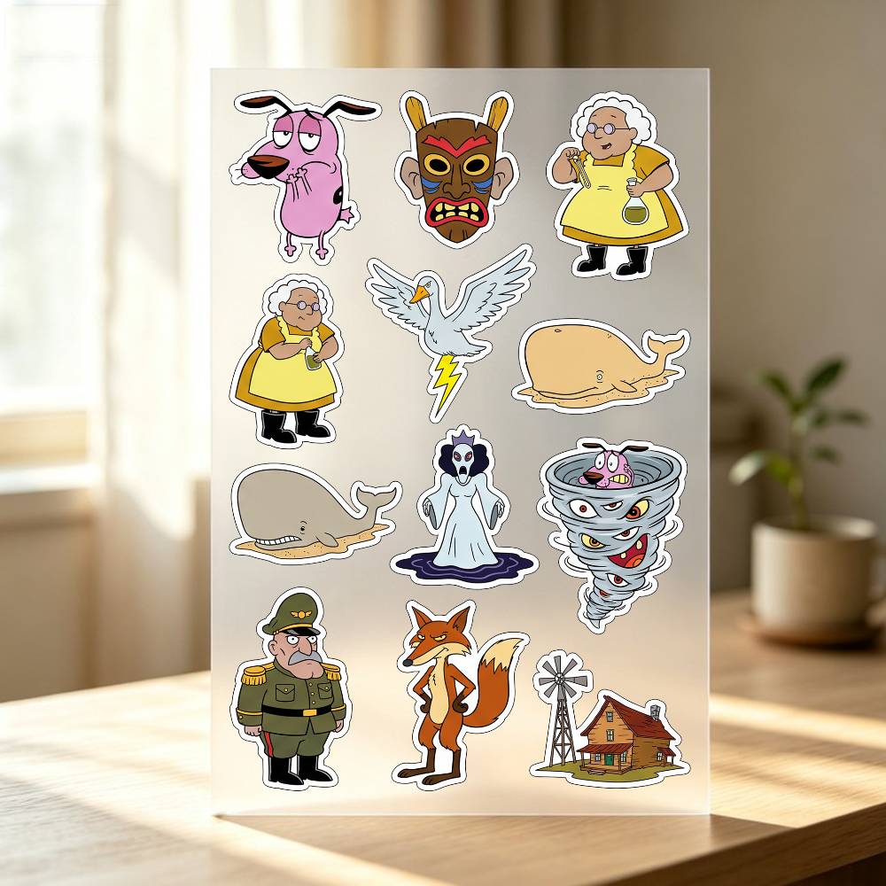 1pc C-COURAGE The Cowardly Dog - Laptop Accessories Wallpaper 리뷰 및 가격