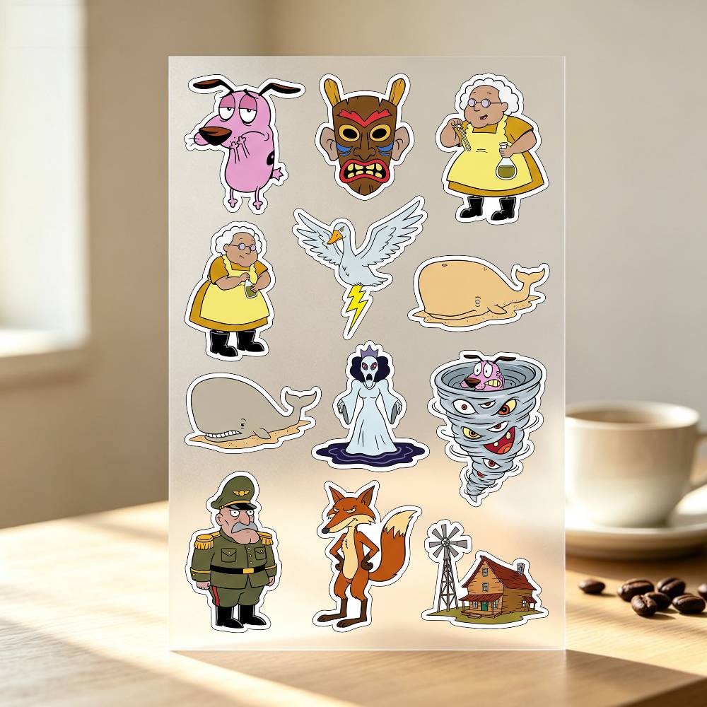 1pc C-COURAGE The Cowardly Dog - Laptop Accessories Wallpaper 리뷰 및 가격