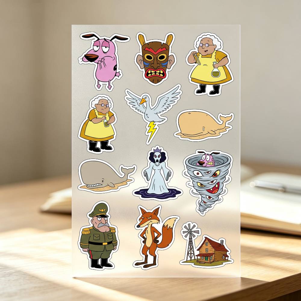 1pc C-COURAGE The Cowardly Dog - Laptop Accessories Wallpaper 리뷰 및 가격